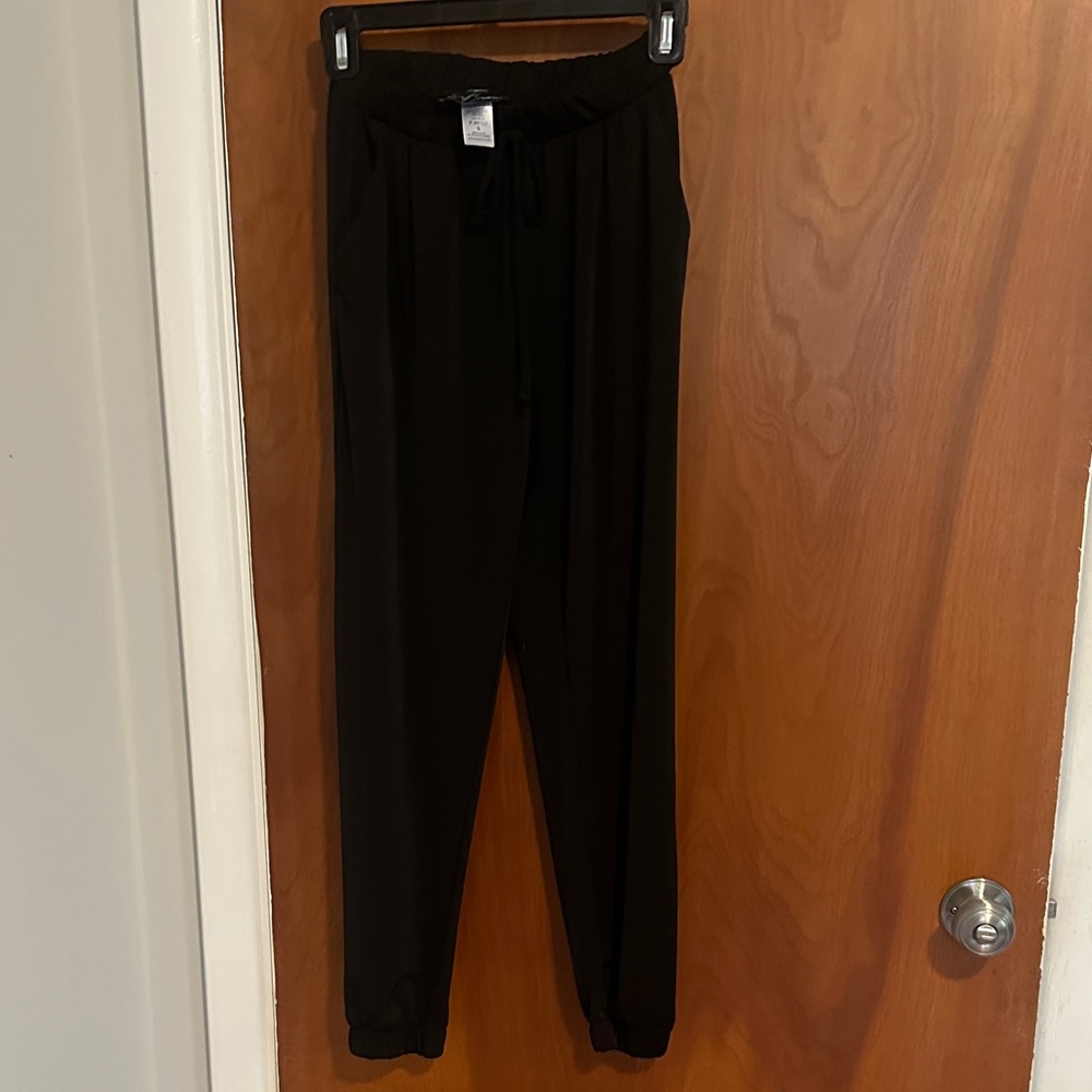 Brigitee Brianna Classic Black Joggers